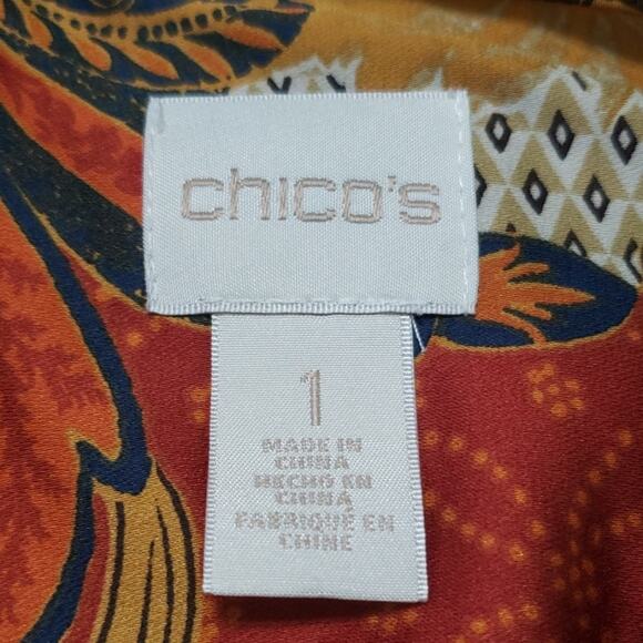 Chico's Long Sleeved Blouse M‎ - Picture 6 of 8